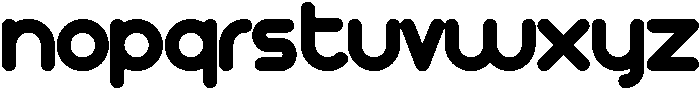 Chubby Regular otf (400) Font LOWERCASE