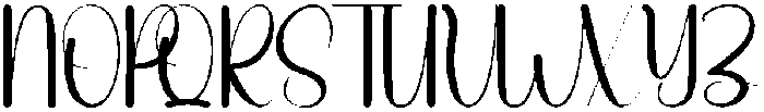 Chubby Regular otf (400) Font UPPERCASE