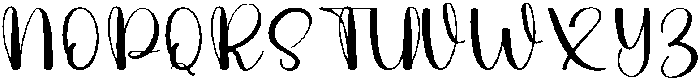 Chubby Regular otf (400) Font UPPERCASE