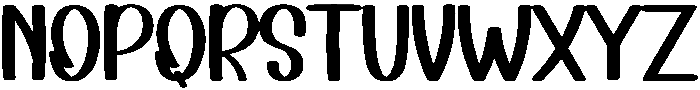 Chubby Regular otf (400) Font LOWERCASE