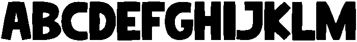 Chubby Regular otf (400) Font UPPERCASE