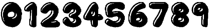 Chubby Soda Outline Shadow otf (400) Font OTHER CHARS