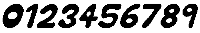 Chubby Soda Solid Italic otf (400) Font OTHER CHARS