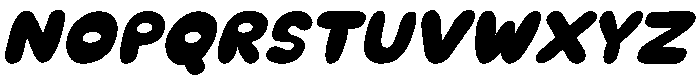 Chubby Soda Solid Italic otf (400) Font UPPERCASE