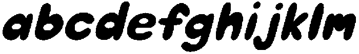 Chubby Soda Solid Italic otf (400) FONT