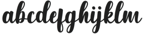 ChubbyGirl-Regular otf (400) Font LOWERCASE