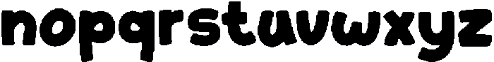 Chubsy Snack Regular otf (400) Font LOWERCASE