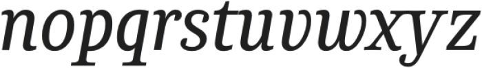 Chucara next Regular-Italic otf (400) Font LOWERCASE