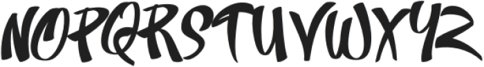 Chuckies Regular otf (400) Font UPPERCASE