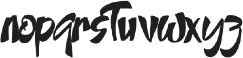 Chuckies Regular otf (400) Font LOWERCASE