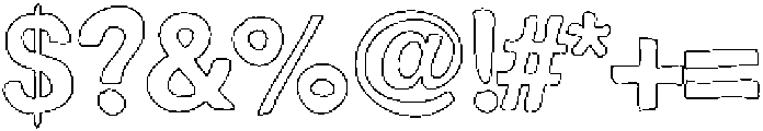 Chuckle Chalk Medium otf (500) Font OTHER CHARS