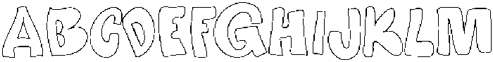 Chuckle Chalk Medium otf (500) Font UPPERCASE