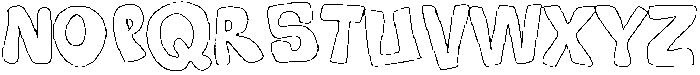 Chuckle Chalk Medium otf (500) Font UPPERCASE