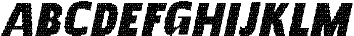 Chulpane Disco Italic otf (400) Font UPPERCASE
