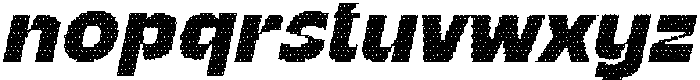 Chulpane Disco Italic otf (400) Font LOWERCASE