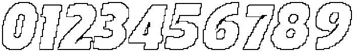 Chulpane Pixel Outline otf (400) Font OTHER CHARS