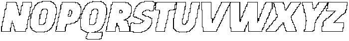 Chulpane Pixel Outline otf (400) Font UPPERCASE