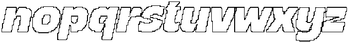 Chulpane Pixel Outline otf (400) Font LOWERCASE