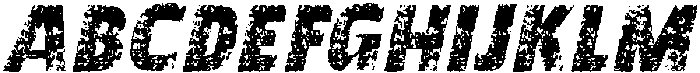 Chulpane Stamp Italic otf (400) Font UPPERCASE