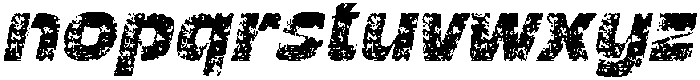 Chulpane Stamp Italic otf (400) Font LOWERCASE