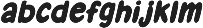 Chunchupan Semi Bold Italic otf (600) Font LOWERCASE