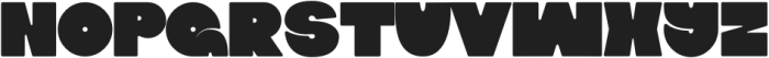 Chunk Grotesk Regular otf (400) Font UPPERCASE
