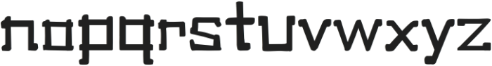 Chunked Light Regular otf (300) Font LOWERCASE