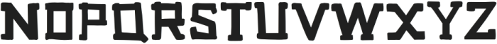 Chunked Regular otf (400) Font UPPERCASE