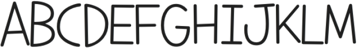 Chunkle Regular otf (400) Font UPPERCASE