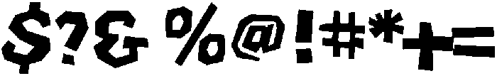 Chunks ttf (400) Font OTHER CHARS