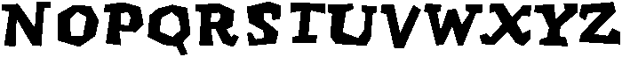 Chunks ttf (400) Font UPPERCASE