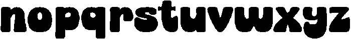 Chunky Angela otf (400) Font LOWERCASE