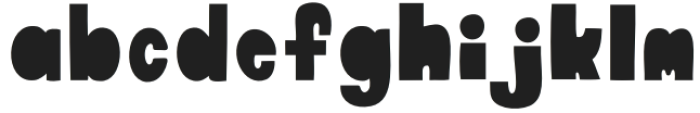 Chunky Cut-Out Regular otf (400) Font LOWERCASE