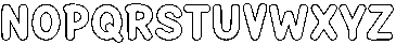Chunky Honey Regular otf (400) Font UPPERCASE
