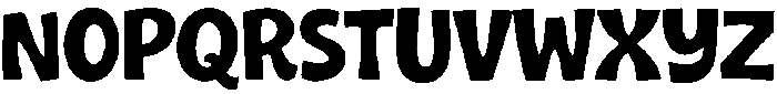 Chunky Joy Regular otf (400) Font UPPERCASE
