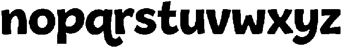 Chunky Joy Regular otf (400) Font LOWERCASE