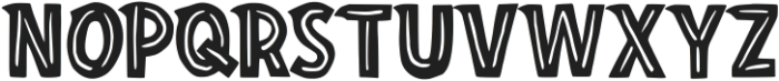 Chunky Old English Line ttf (400) Font UPPERCASE