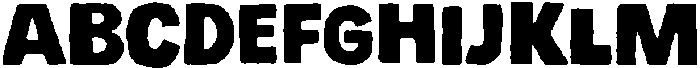 Chunky Popys otf (400) Font UPPERCASE