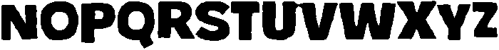 Chunky Popys otf (400) Font UPPERCASE