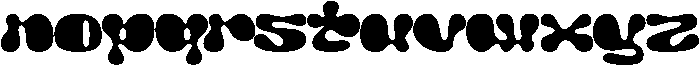 Chunky-Regular otf (400) Font LOWERCASE