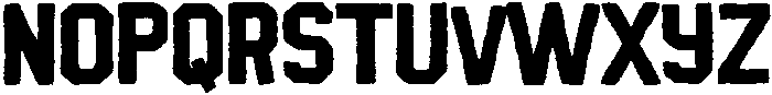 Chunky Regular otf (400) Font UPPERCASE
