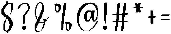 Chunky Scribble Regular otf (400) Font OTHER CHARS