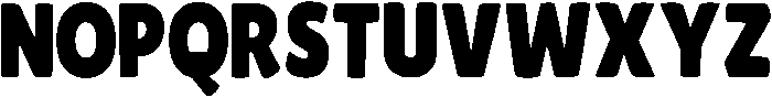 Chunky Smile Regular otf (400) Font UPPERCASE