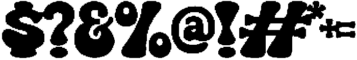 Chunky Vintage otf (400) Font OTHER CHARS