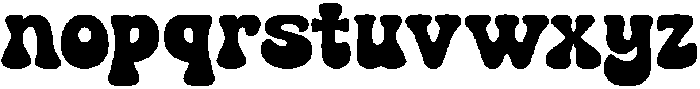 Chunky Vintage otf (400) Font LOWERCASE