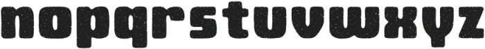 ChunkyBlockRoughBRD Regular otf (400) Font LOWERCASE
