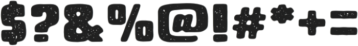 ChunkyBlockStampBRD Regular otf (400) Font OTHER CHARS