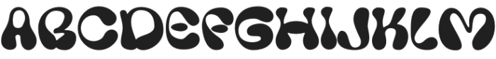 ChunkyGroove Regular otf (400) Font UPPERCASE