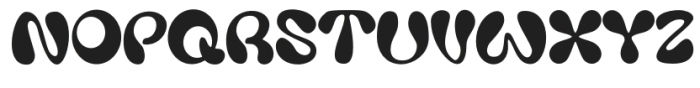 ChunkyGroove Regular otf (400) Font UPPERCASE