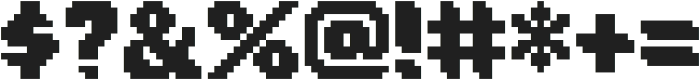 ChunkyMosaic ttf (400) Font OTHER CHARS